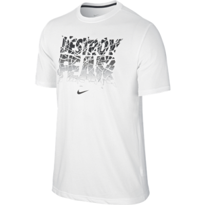 Футболка мужская NIKE 619118-100 Dri-FIT Cotton Destroy Fear T-Shirt